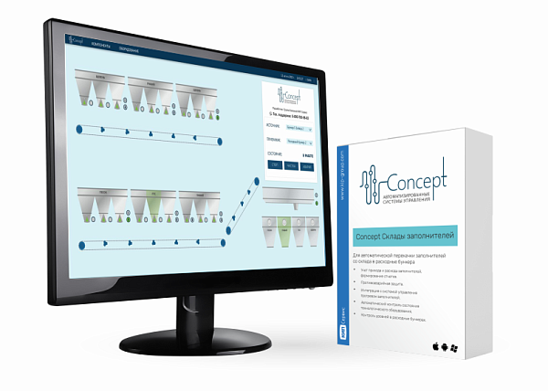 АСУ ТП Concept Склады заполнителей
